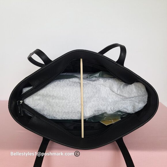 MICHAEL KORS Eva Small Nylon Tote with Animal Print- Black Multi 🎈$98. - Picture 12 of 16